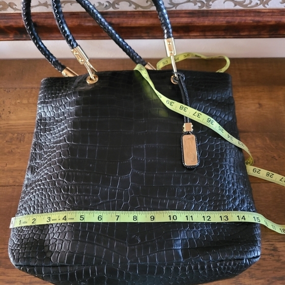 Rare Michael Kors Black Handbag Shoulderbag Tote - Picture 14 of 16